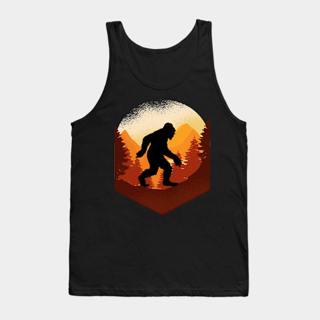 Funny Bigfoot and Sasquatch T Shirts Tank Top by DHdesignerPublic